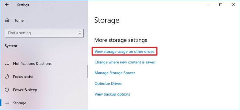 Windows 10 storage usage for other drivers