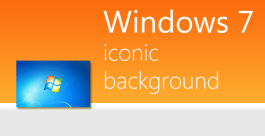 Iconic Windows 7 default background